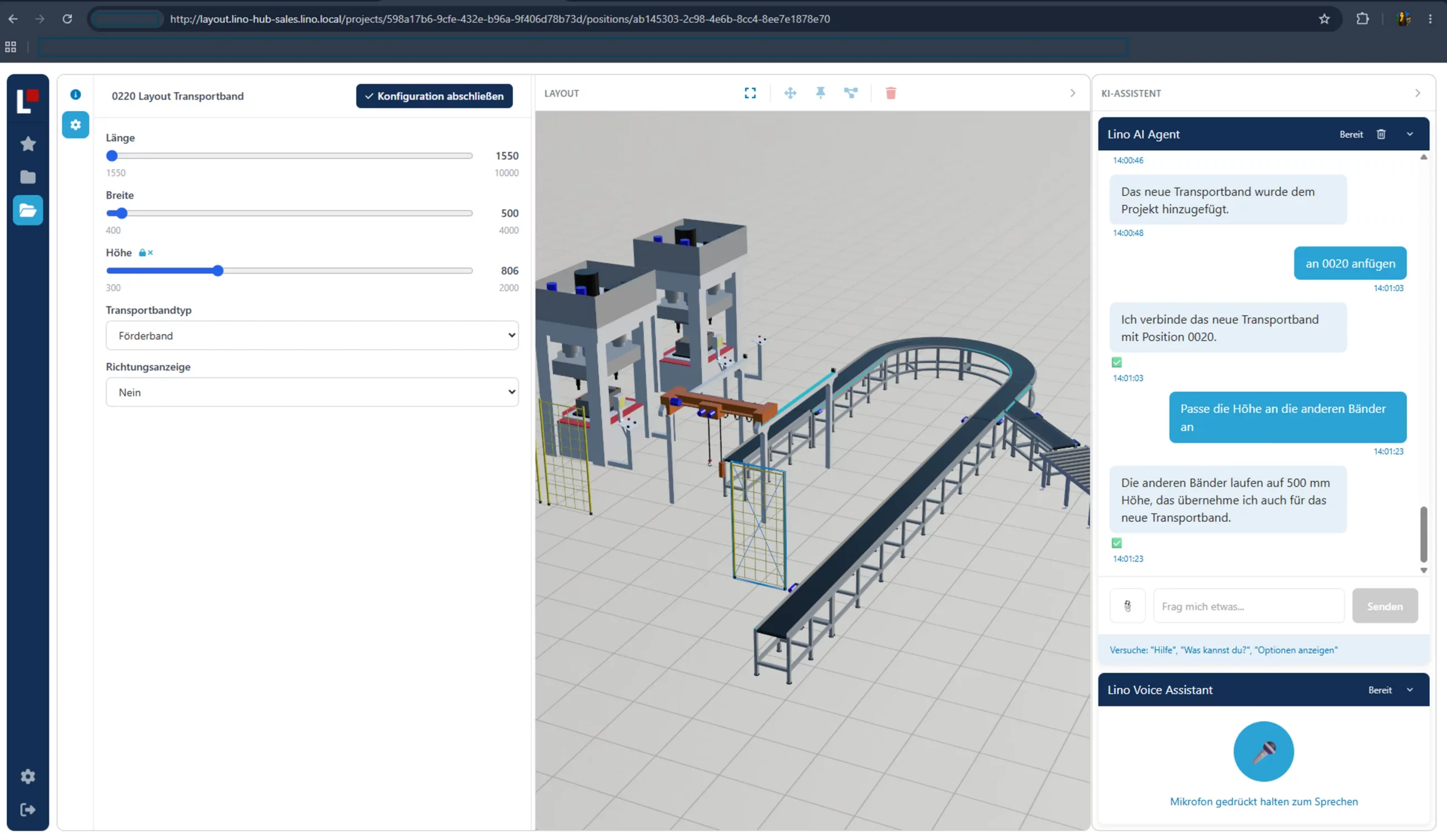 Lino Hub 3D Layout