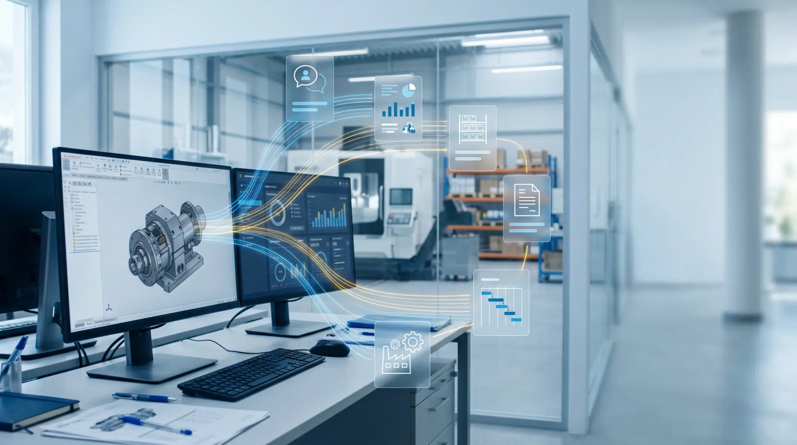 CAD ERP connect verbinden